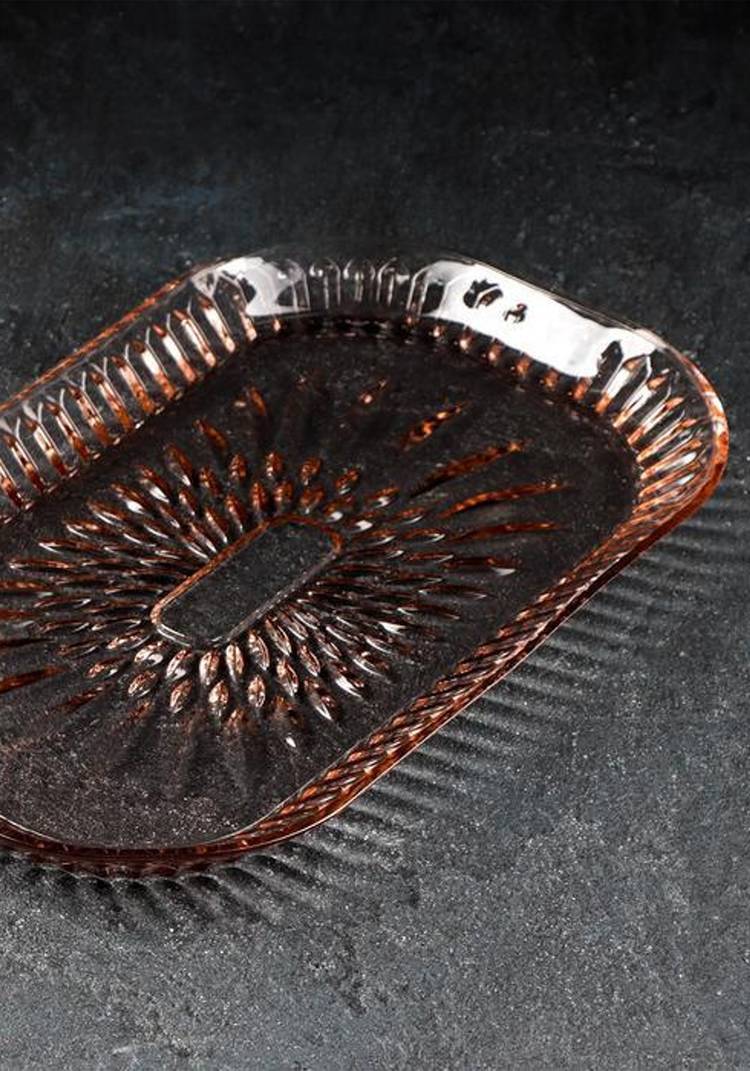 Блюдо Розовое стекло шир.  750, рис. 3