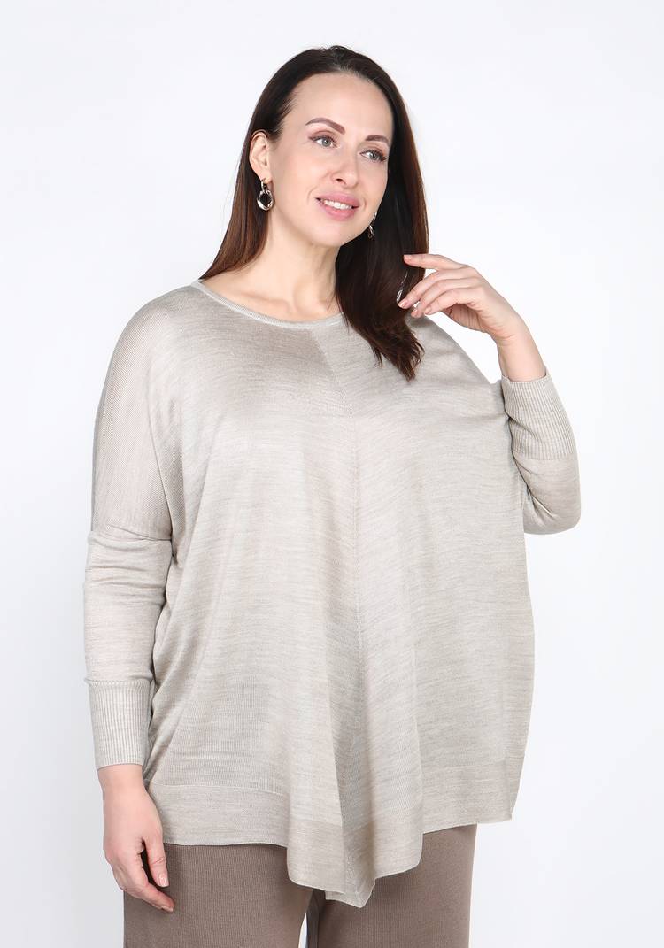 Туника тонкой вязки с ассиметричным низом шир.  750, рис. 5