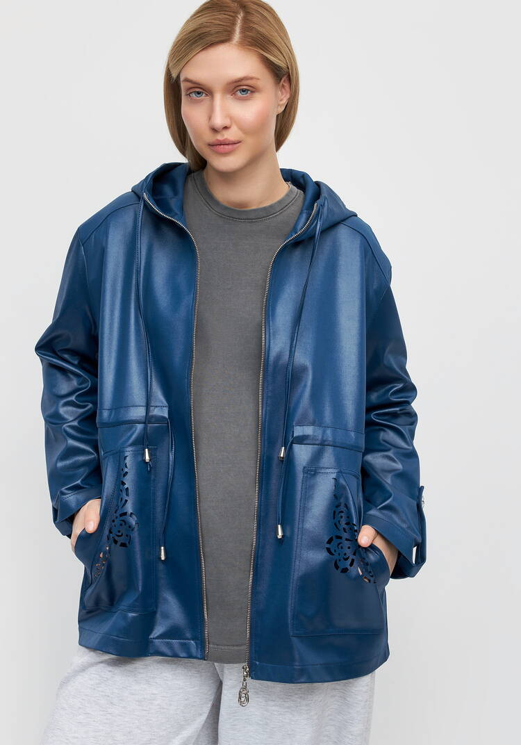 Ветровка с ажурным узором на карманах шир.  750, рис. 30