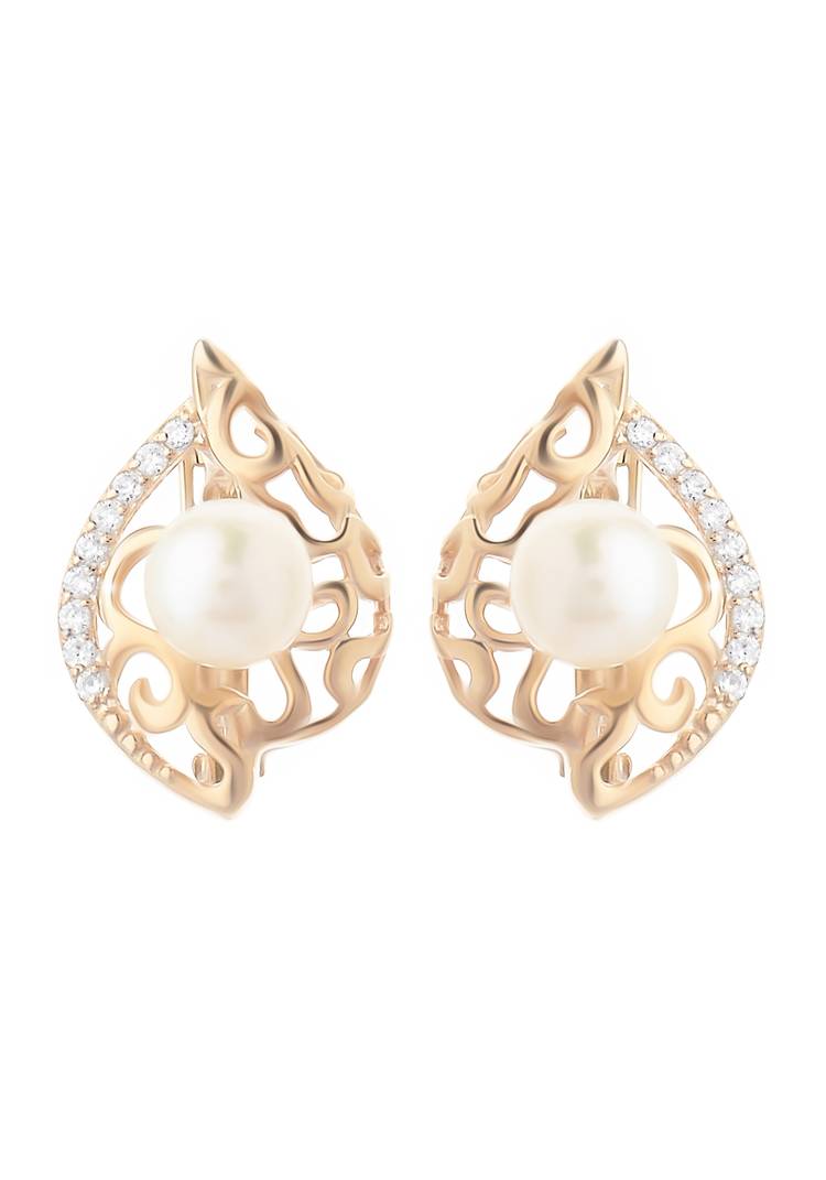Серебряные серьги Клэр шир.  750, рис. 1