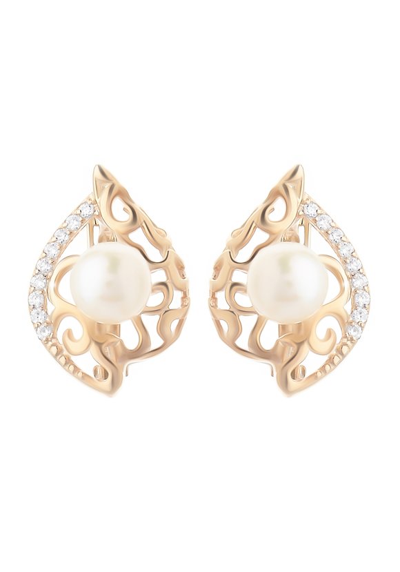 Серебряные серьги Клэр шир.  580, рис. 1