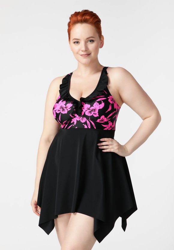 Купальник раздельный: шорты + топ шир.  580, рис. 17