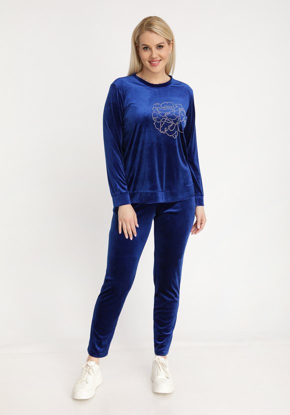 Костюм из бархата с аппликацией шир.  580, рис. 13