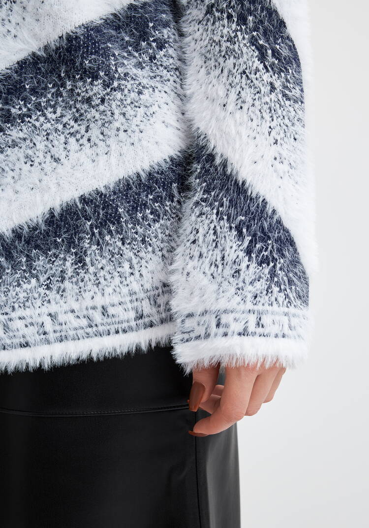 Туника с пушистым ворсом шир.  750, рис. 23