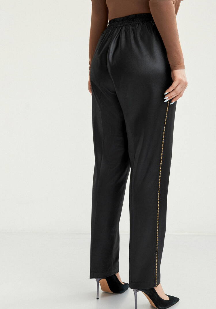 Брюки прямые с кантами по бокам шир.  750, рис. 3