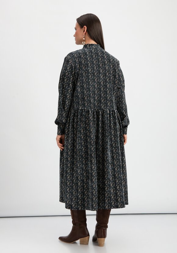 Платье оверсайз с принтом мильфлер шир.  580, рис. 12