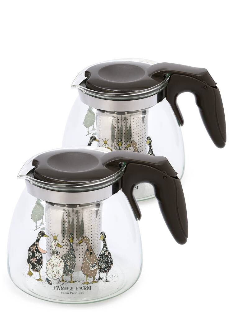 Заварочные стеклянные чайники, 2 шт. шир.  750, рис. 9