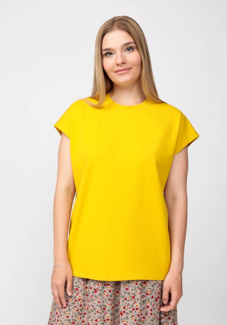 Блуза трикотажная с цельнокроеным рукавом шир.  750, рис. 22