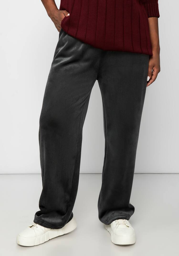 Брюки на меху велюровые Миранда шир.  750, рис. 22