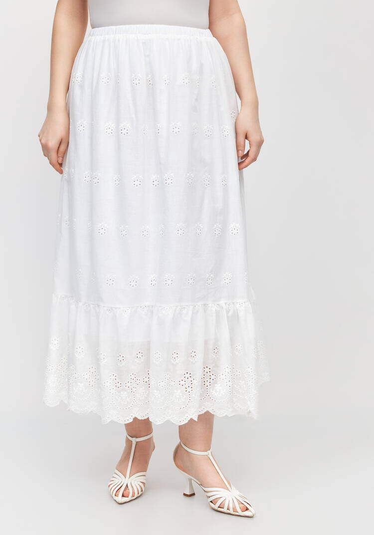 Юбка Ажурные узоры шир.  750, рис. 4