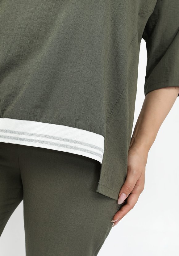 Блуза Спортивный стиль шир.  580, рис. 4