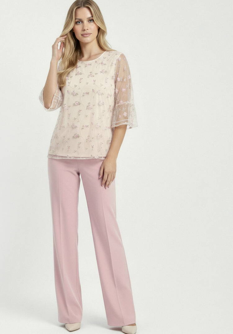 Блуза из ткани с вышивкой шир.  750, рис. 11