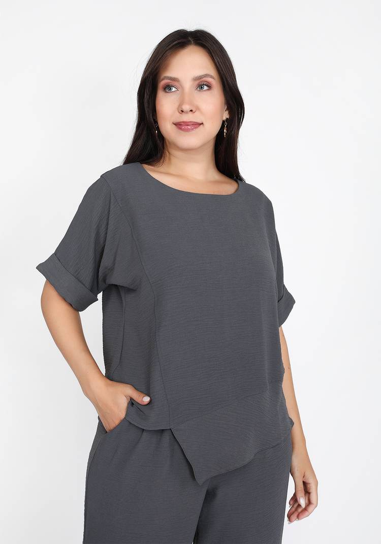 Блуза Стильная дама шир.  750, рис. 5