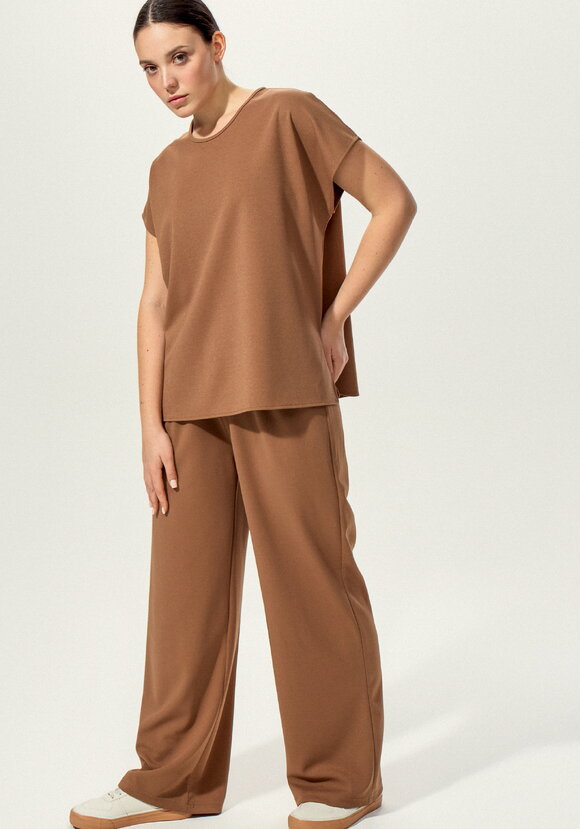 Брюки на резинке с метанитью шир.  580, рис. 18