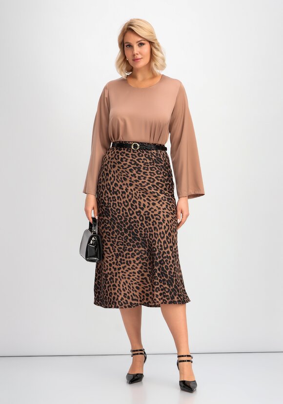 Блуза свободного кроя с шелком шир.  580, рис. 10