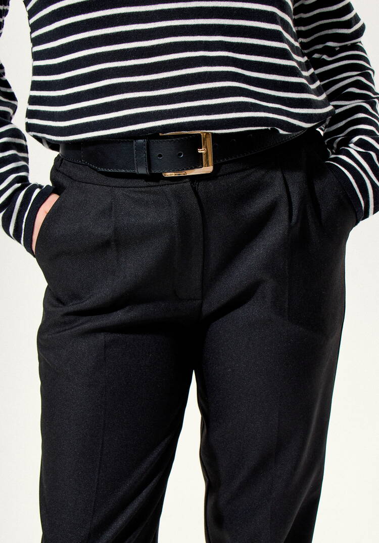 Брюки прямые с резинкой на поясе шир.  750, рис. 9