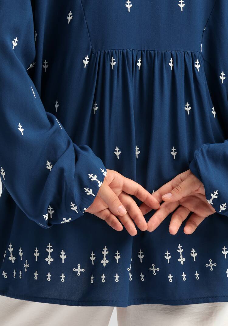 Блуза в стиле бохо шир.  750, рис. 15