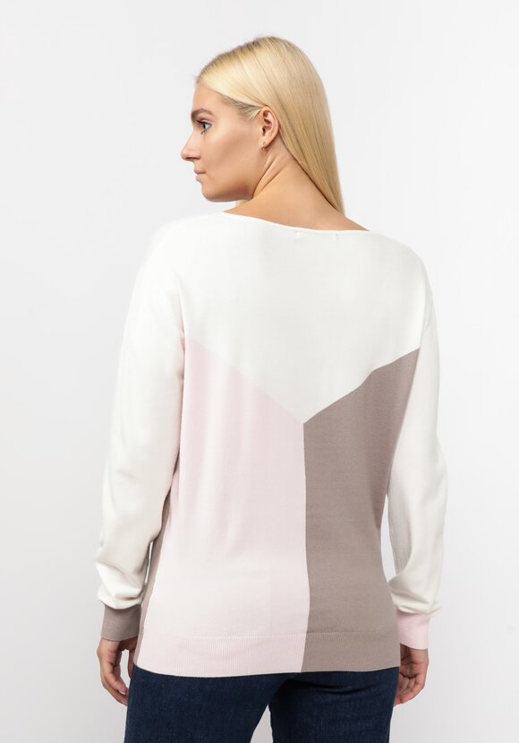 Джемпер вязаный с геометричным рисунком шир.  580, рис. 9