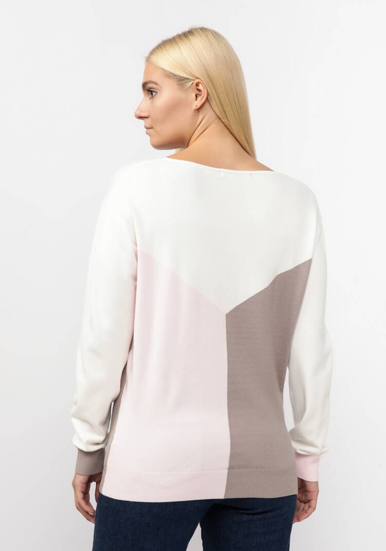 Джемпер вязаный с геометричным рисунком шир.  750, рис. 9