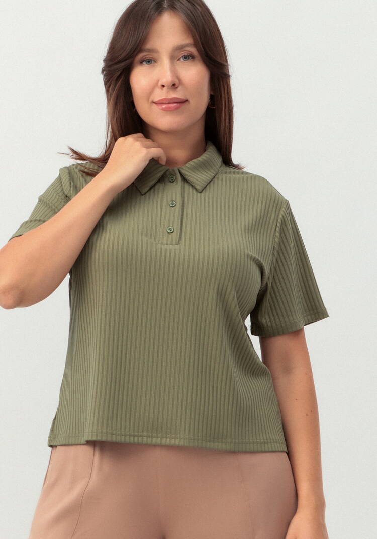 Поло с коротким рукавом из ткани лапша шир.  750, рис. 18