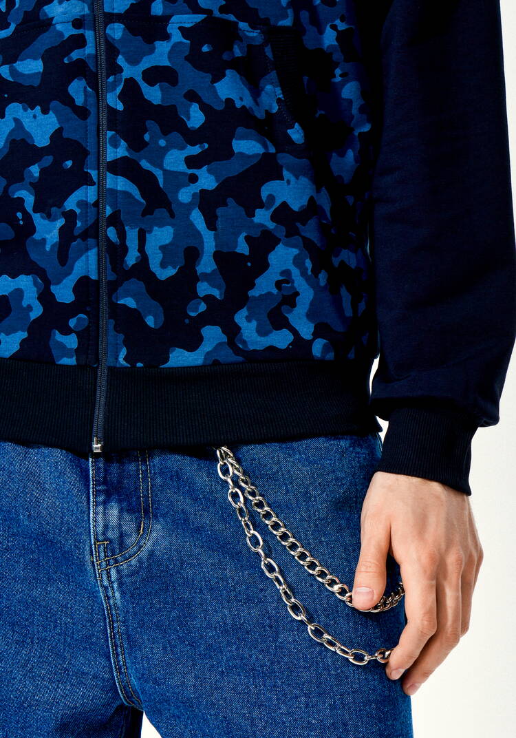 Толстовка с камуфляжным принтом и капюшоном шир.  750, рис. 14