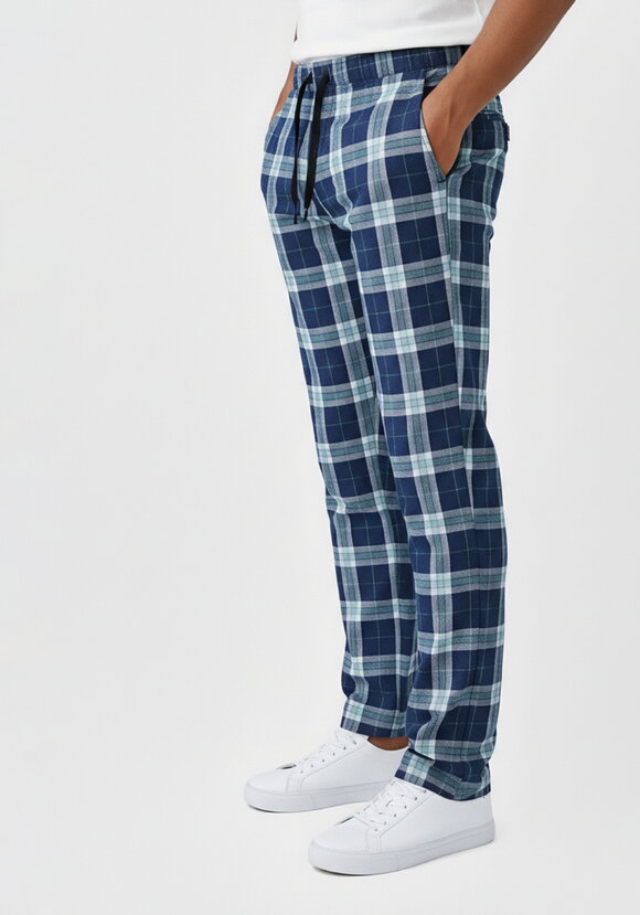 Брюки мужские прямые на резинке со шнурком шир.  580, рис. 2