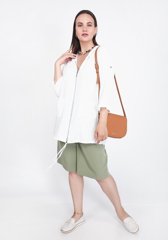 Жакет из вискозы на молнии шир.  580, рис. 9