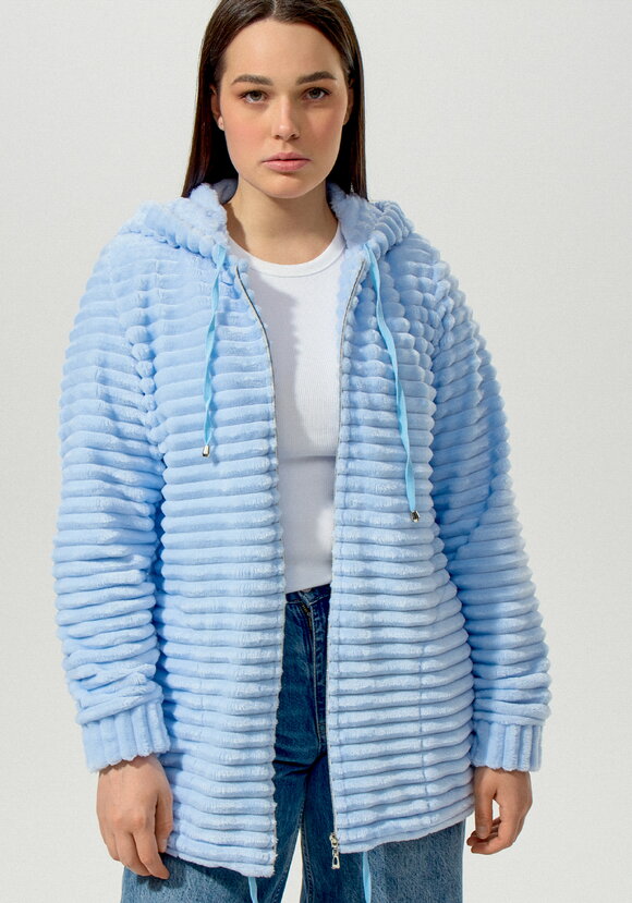 Толстовка меховая на молнии шир.  580, рис. 17