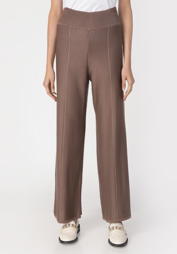 Брюки женские широкие однотонные шир.  580, рис. 11