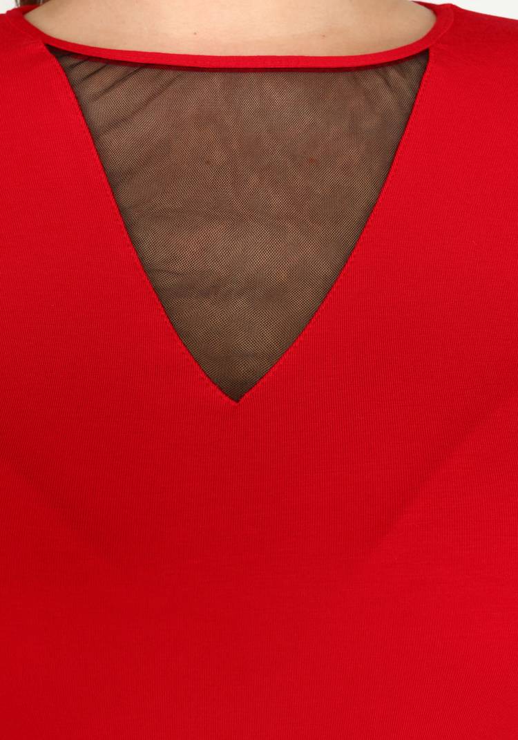 Блуза с длинным рукавом и вставкой шир.  750, рис. 8