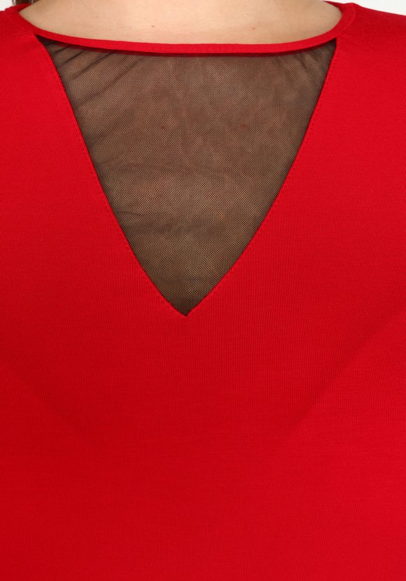 Блуза с длинным рукавом и вставкой шир.  580, рис. 8