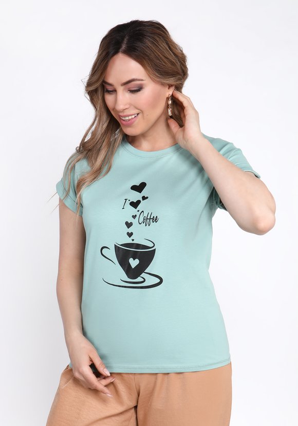 Блуза с принтом Адель шир.  580, рис. 2