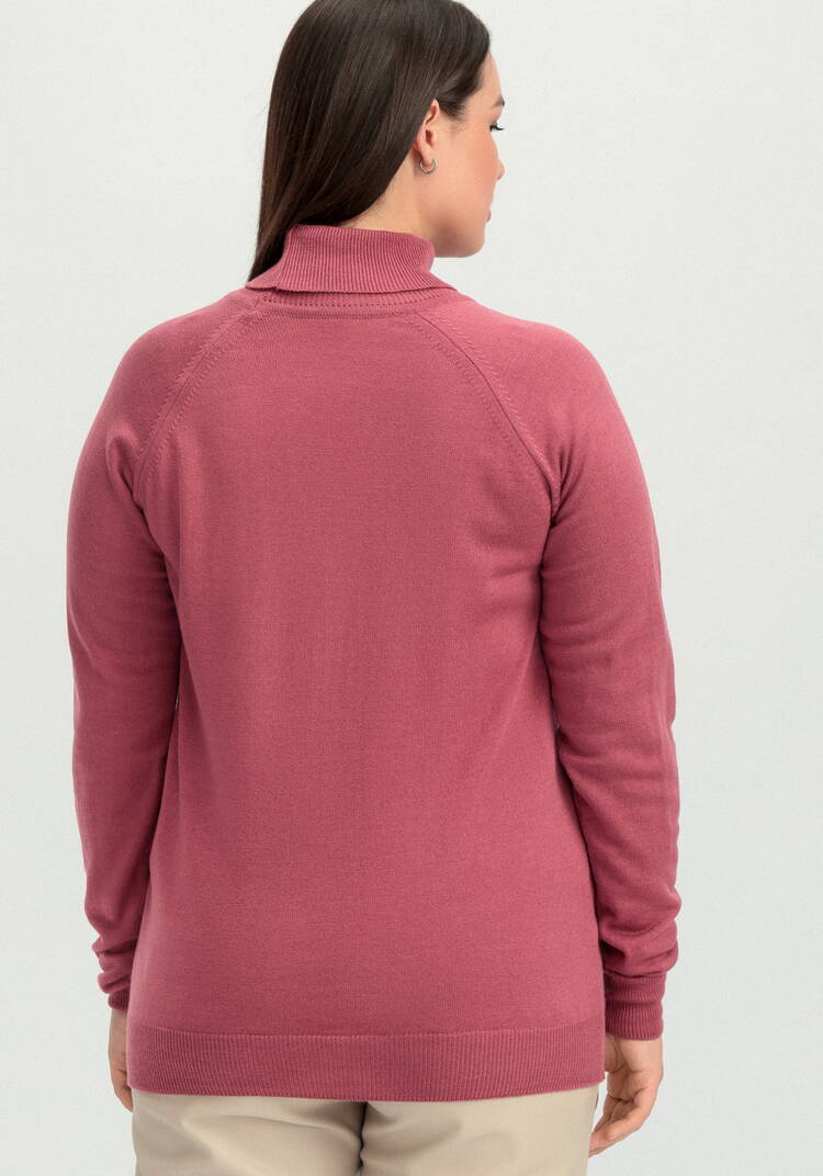 Джемпер прямого силуэта с высоким воротом шир.  750, рис. 11