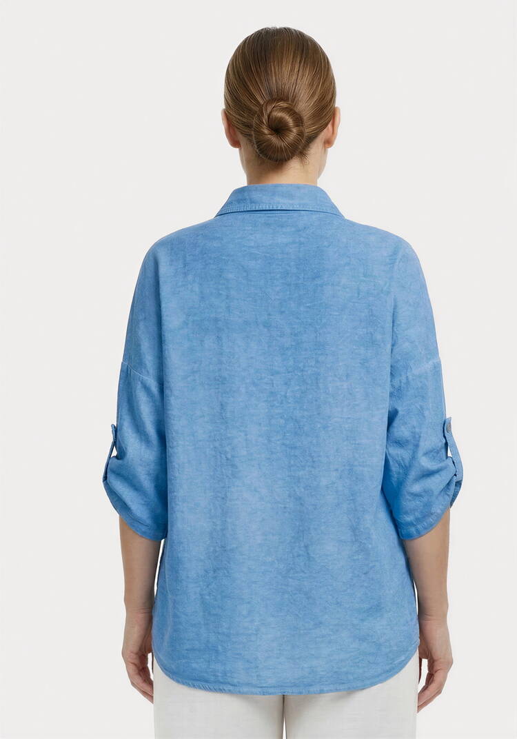 Блуза с объемным узором шир.  750, рис. 8