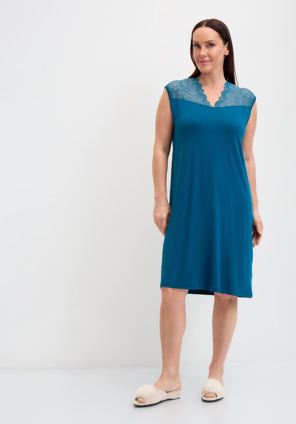 Сорочка из вискозы с кружевом шир.  580, рис. 2