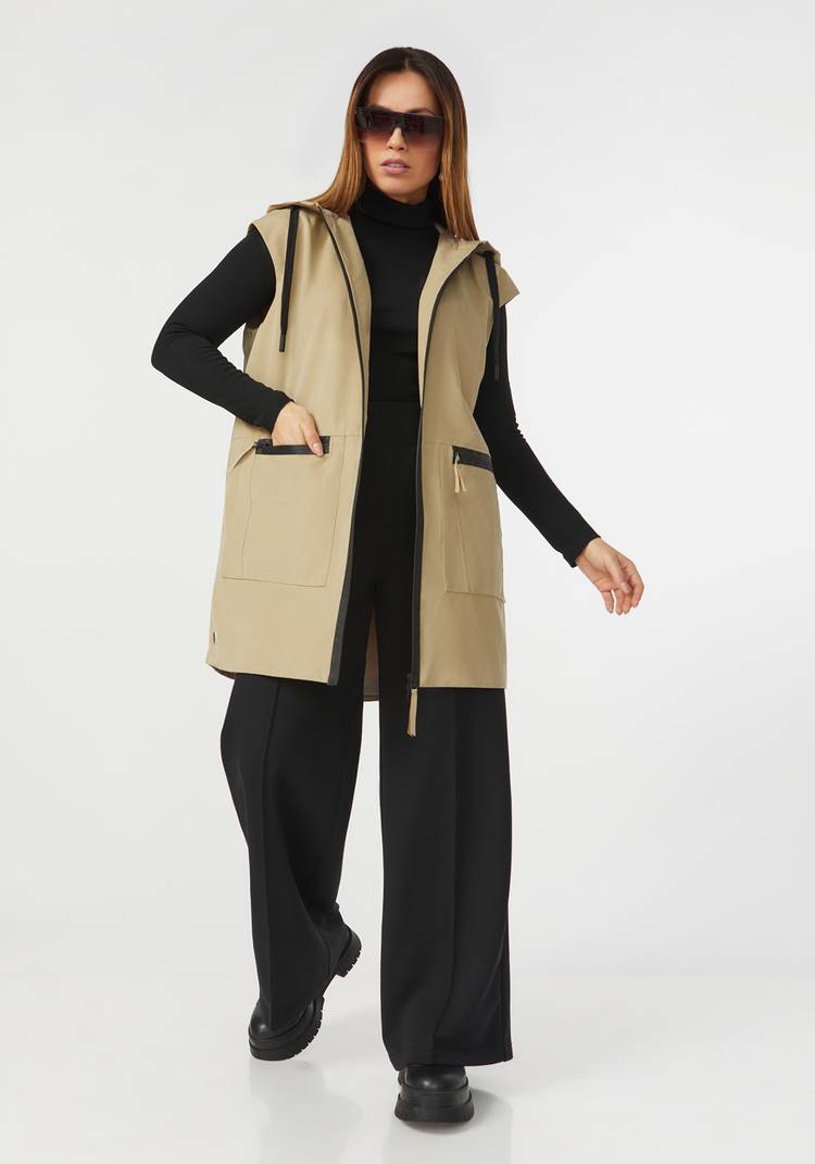 Жилет на молнии с капюшоном шир.  750, рис. 14