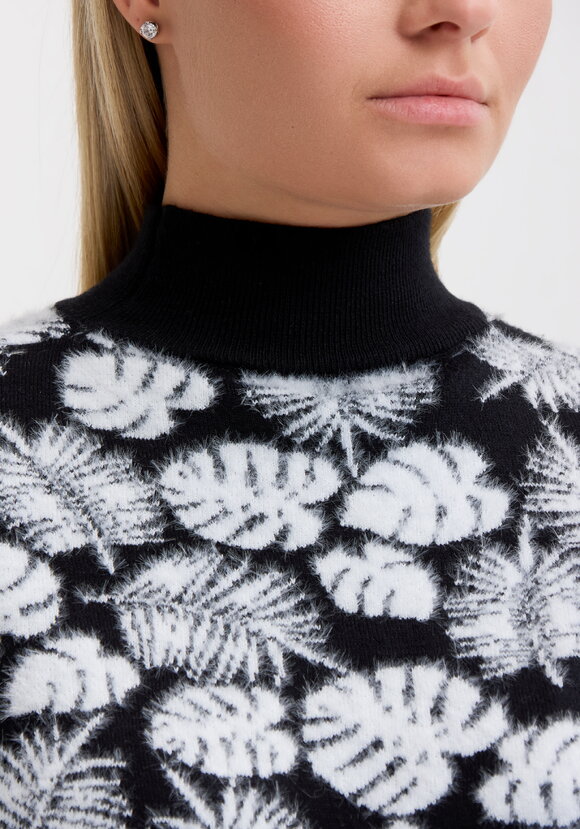 Туника пушистая с принтом шир.  580, рис. 39