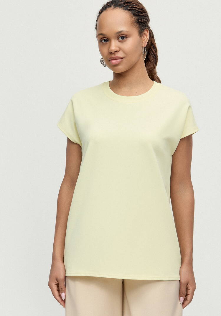 Футболка из трикотажа со спущенным плечом шир.  750, рис. 11