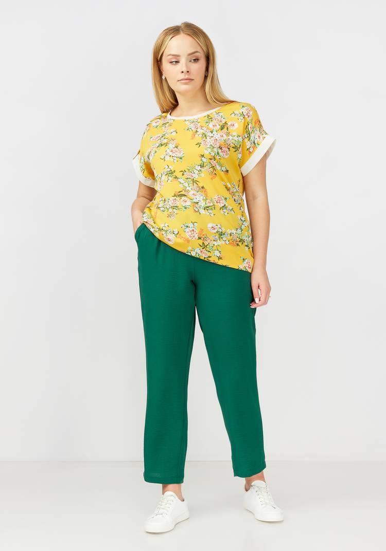 Брюки прямые от бедра с поясом на резинке шир.  750, рис. 12