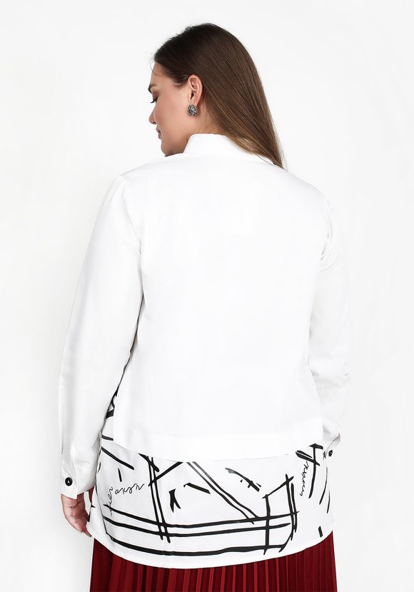 Блуза Радостное настроение шир.  580, рис. 3