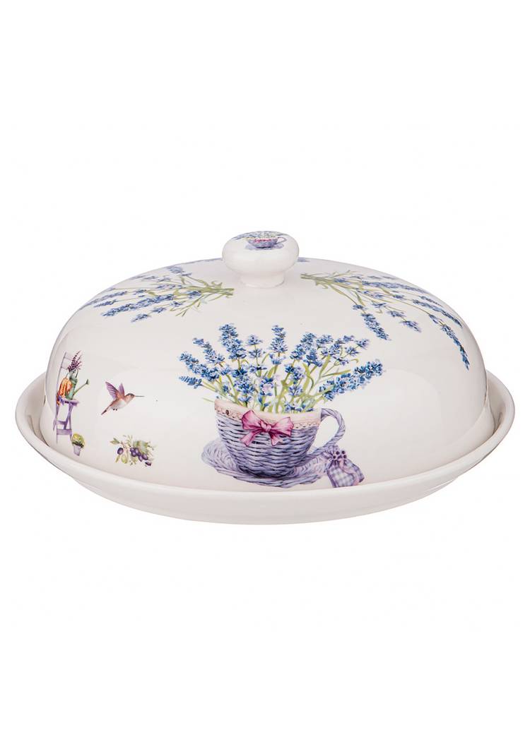 Блюдо из фарфора круглое с крышкой шир.  750, рис. 9