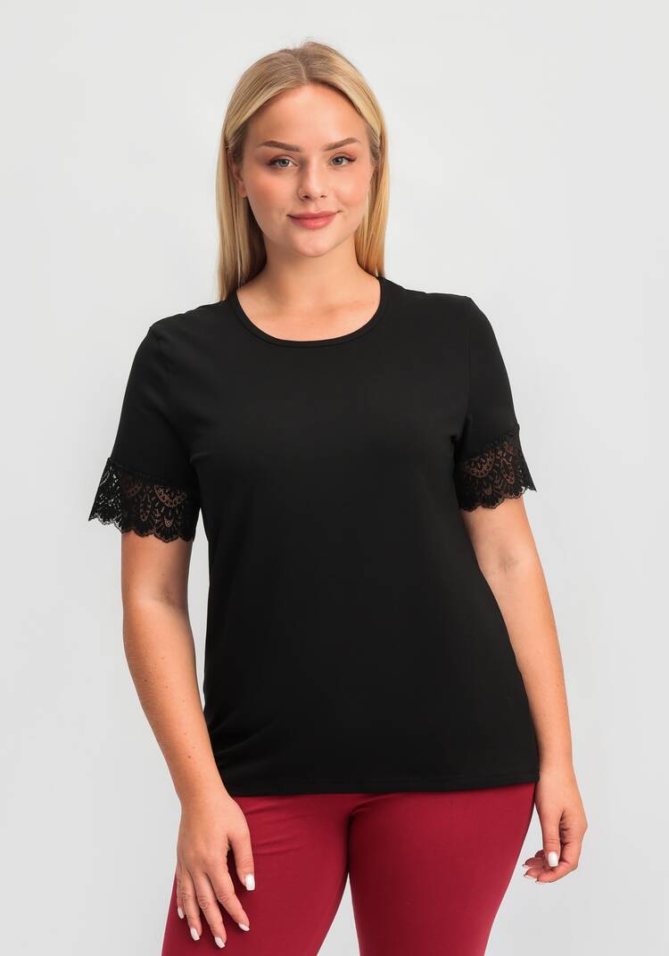 Футболка с кружевными рукавами Аманда шир.  750, рис. 11