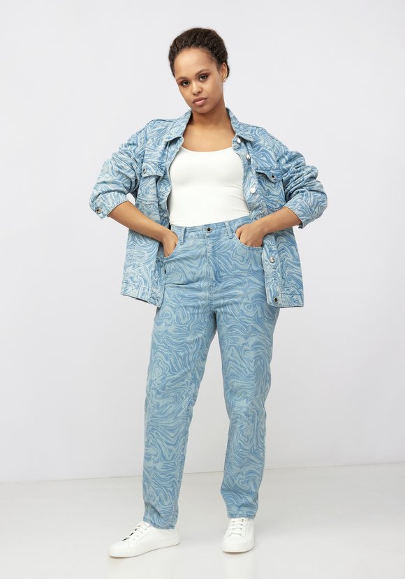 Джинсы Николет шир.  580, рис. 6