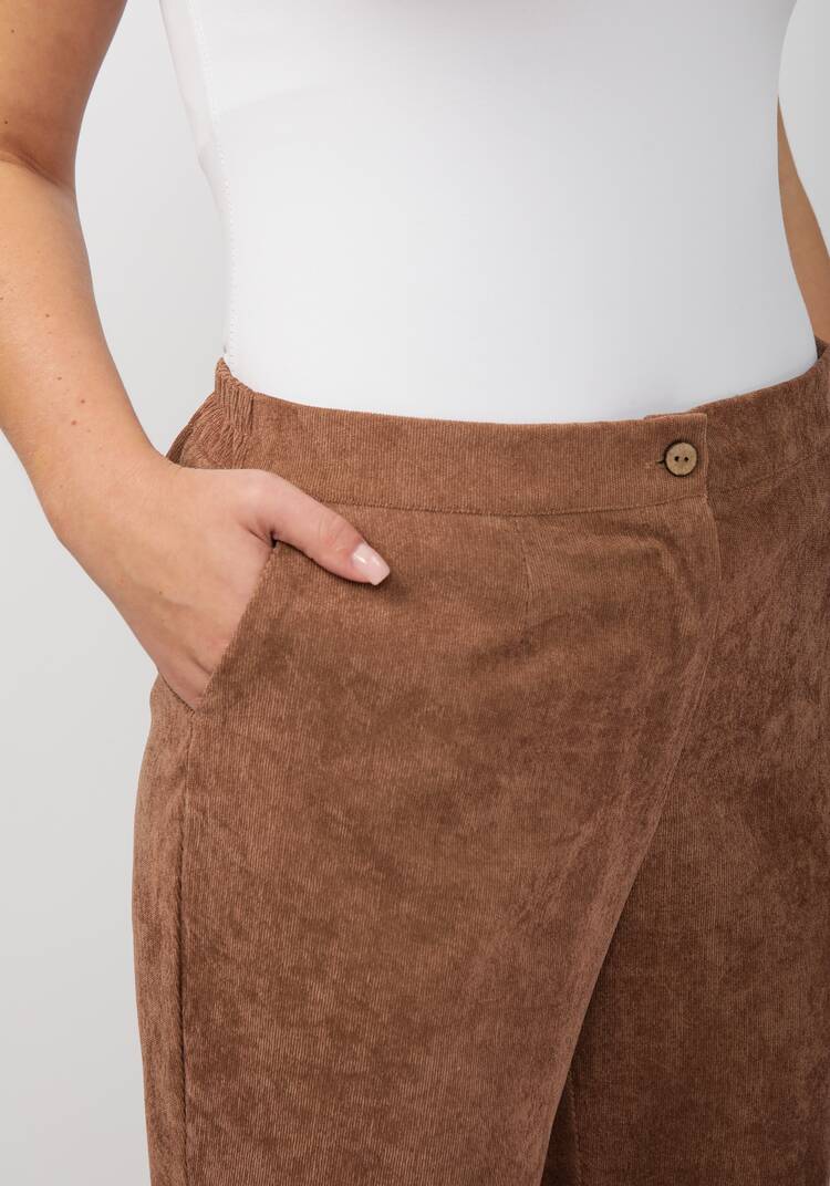 Брюки из вельвета на резинке шир.  750, рис. 15