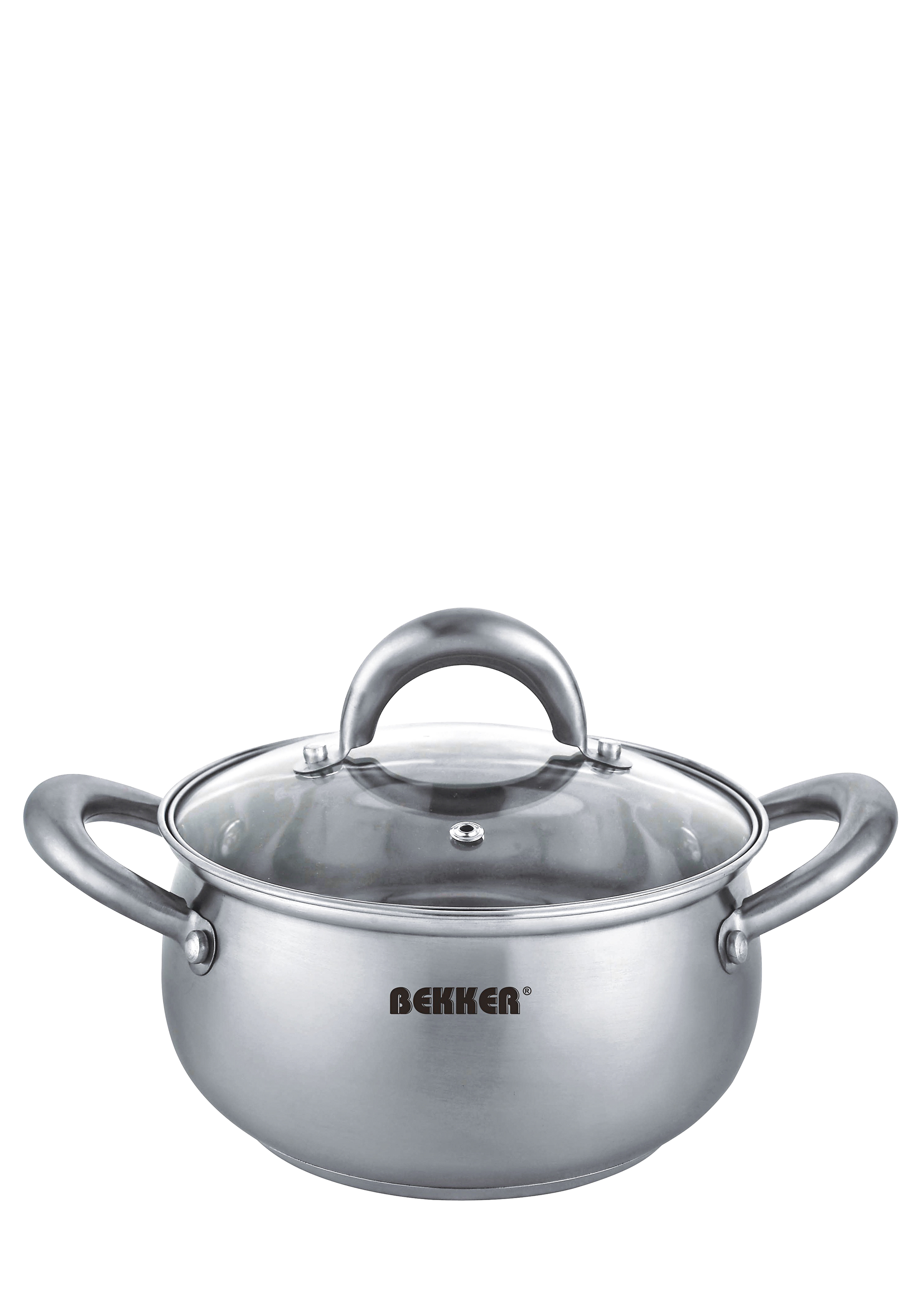 

Кастрюля матовая из нержавеющей стали, Серый