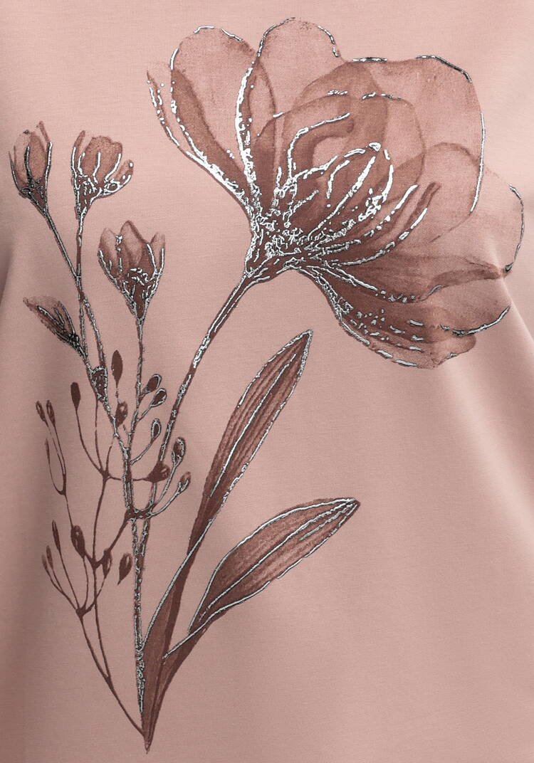 Блуза с принтом цветка и рукавом 3/4 шир.  750, рис. 23