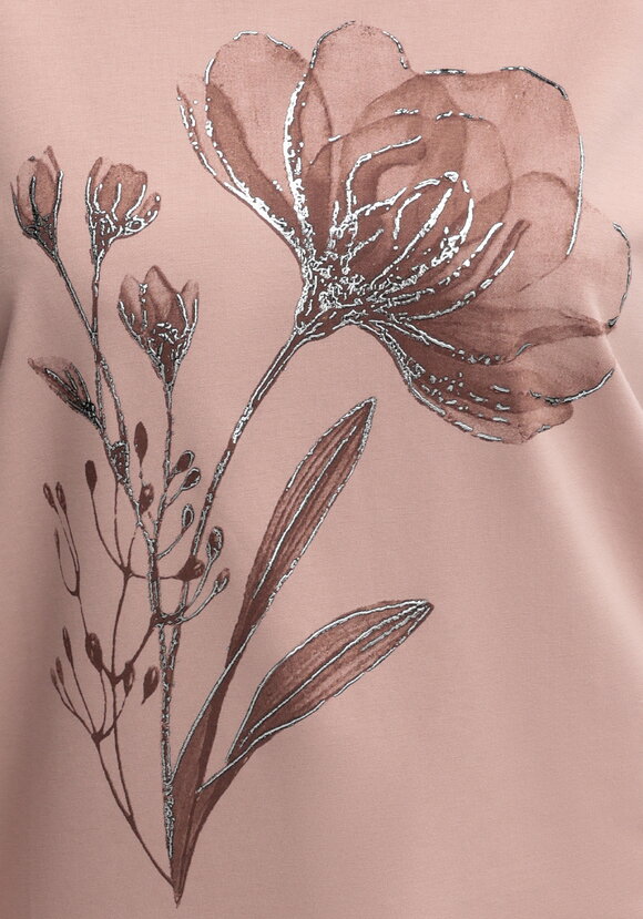 Блуза с принтом цветка и рукавом 3/4 шир.  580, рис. 23