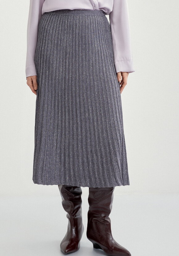 Юбка миди с метанитью шир.  580, рис. 48