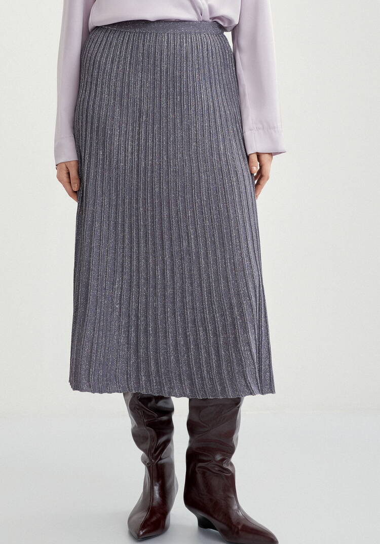 Юбка миди с метанитью шир.  750, рис. 48