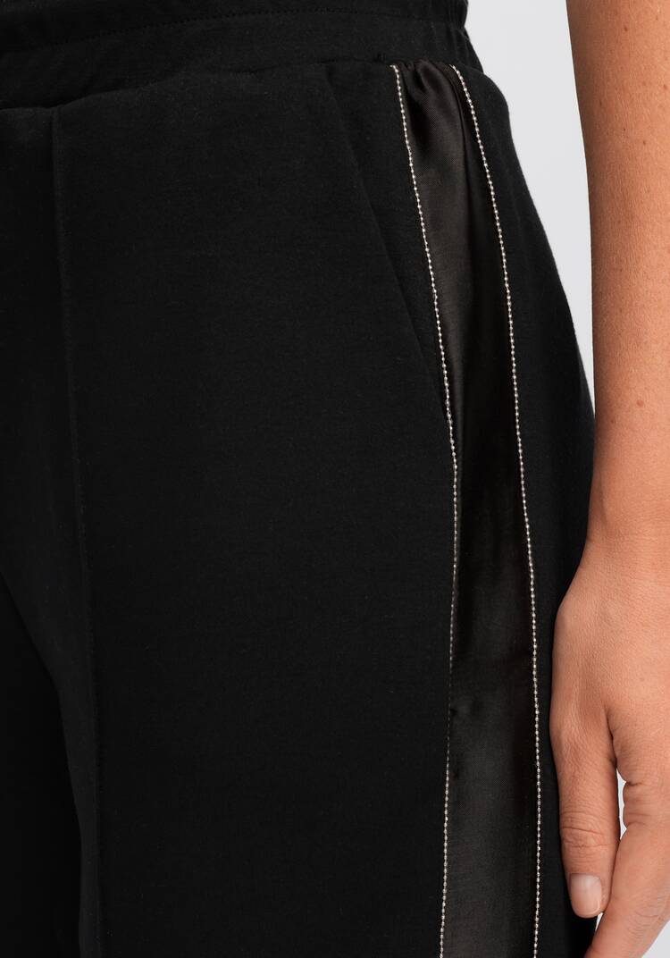 Брюки на резинке с лампасами и стрелками шир.  750, рис. 5